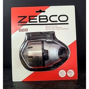 New Zebco 888 Spincast Fishing Reel 3 Bearings 2 Clutches Large Fish Uses